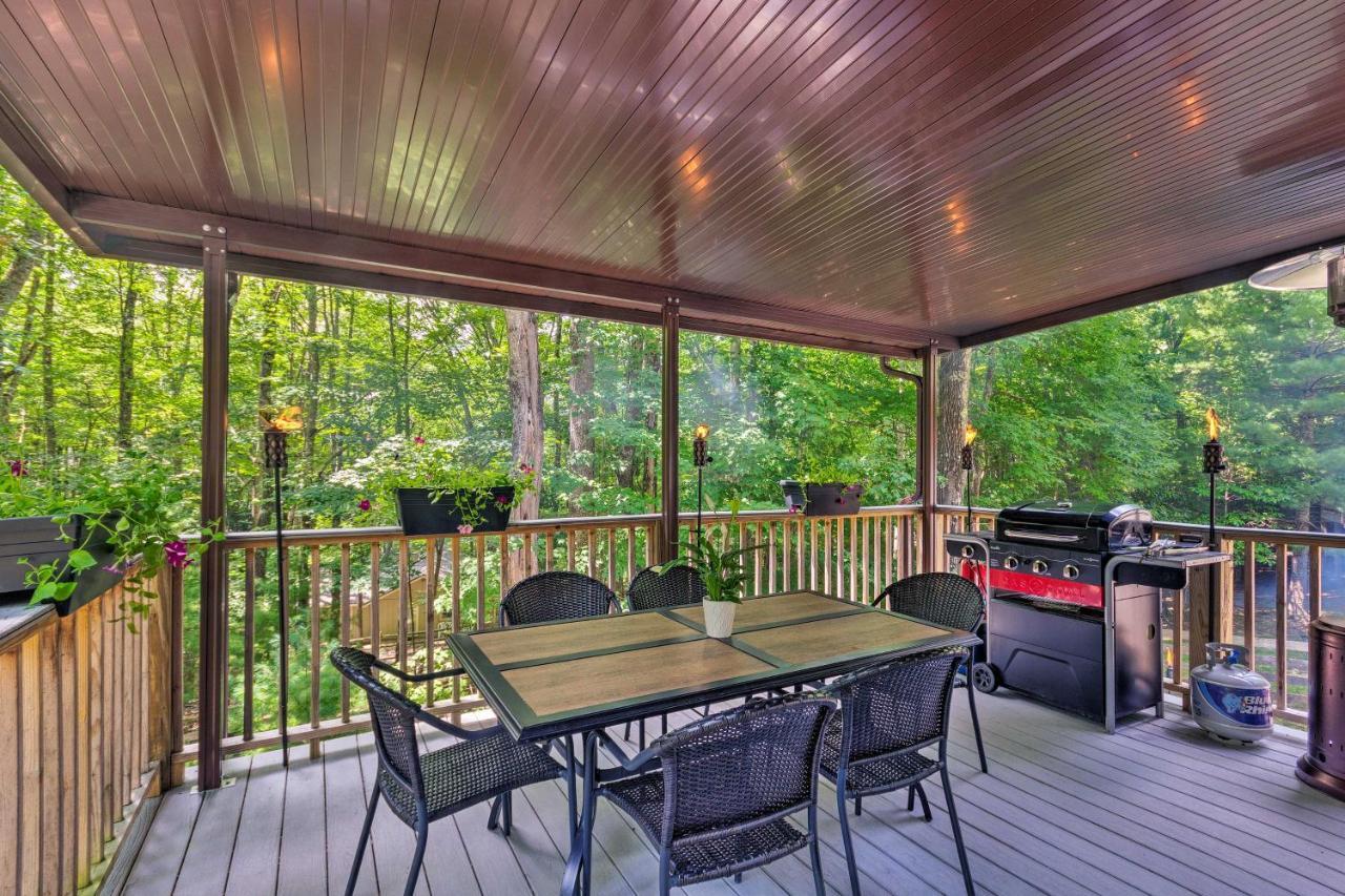 Beech Mountain Home With Covered Deck, Near Skiing! Eksteriør billede